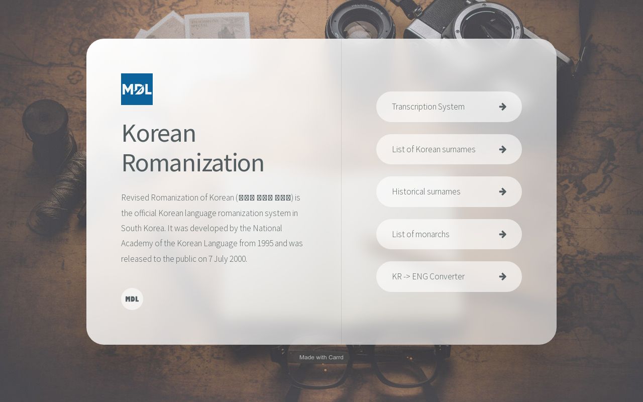 Romanization of Korean
